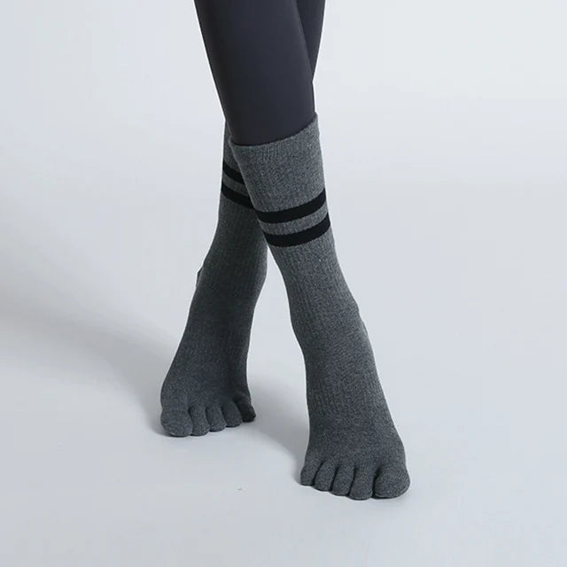 GripFit Five-Toe Yoga Socks