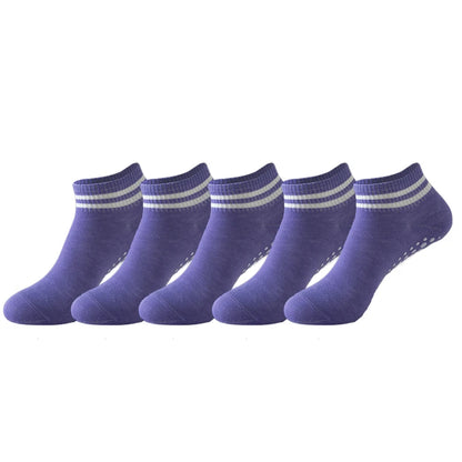 GripStripe Non-Slip Yoga Socks (5 Pairs)