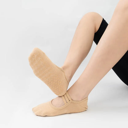 FlexBand Backless Yoga Socks (3 Pairs)