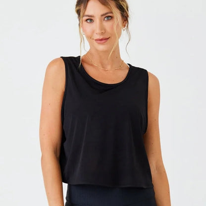 Solid Sports Suspender Top