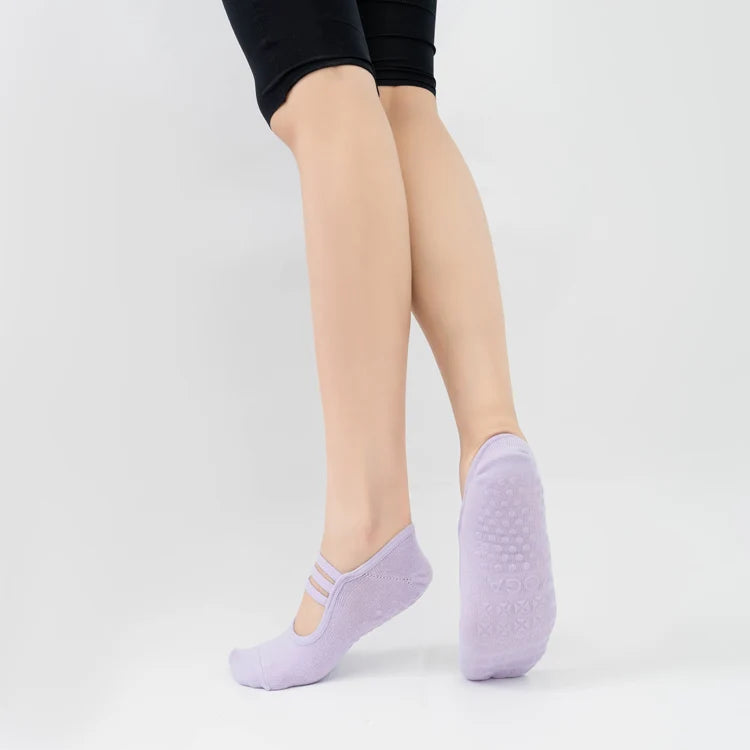 FlexBand Backless Yoga Socks (3 Pairs)