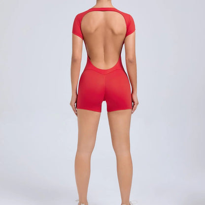 Open Back Yoga Jumpsuit – Hip-Lifting Fit