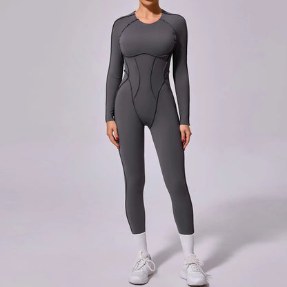 LunaFit Backless Yoga Jumpsuit