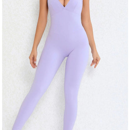 Backless Jumpsuit – Sporty One-Piece Overalls