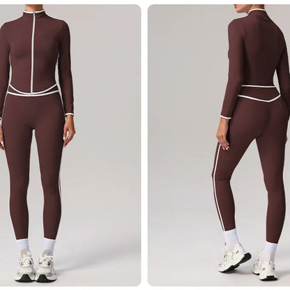 3 Piece Yoga Training Leggings and Coat