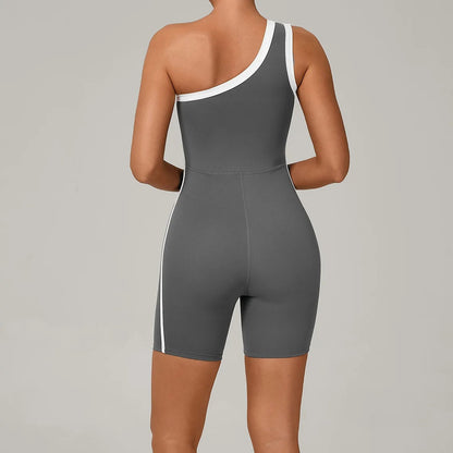MonoFlex One-Shoulder Tennis Jumpsuit
