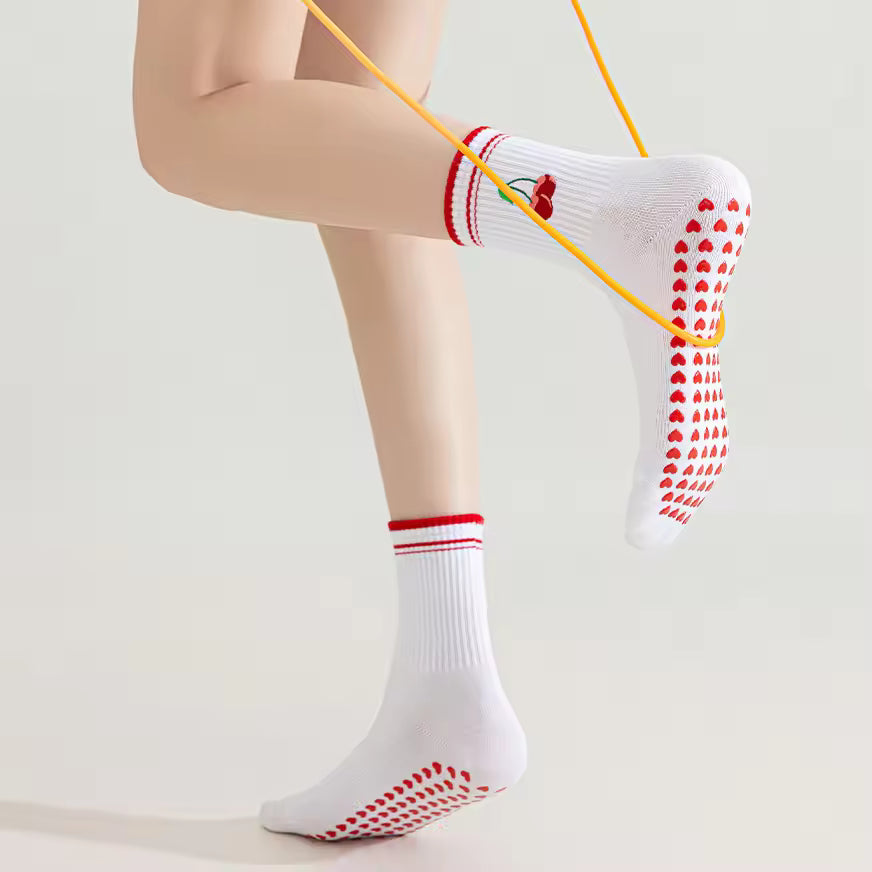 PoseGrip Anti-Slip Pilates Socks (3 Pairs)