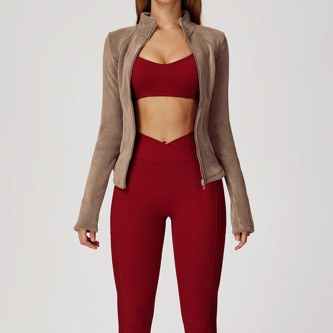 CozyFleece Warm Yoga Jacket