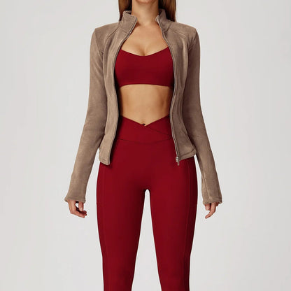 CozyFleece Warm Yoga Jacket