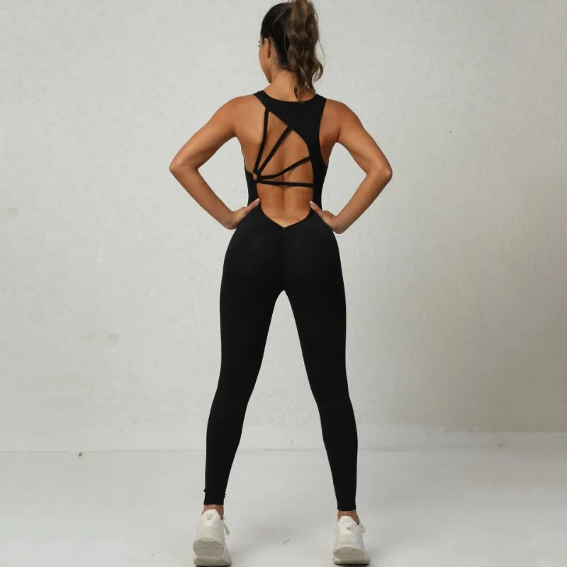 Tight Fit Seamless Jumpsuit