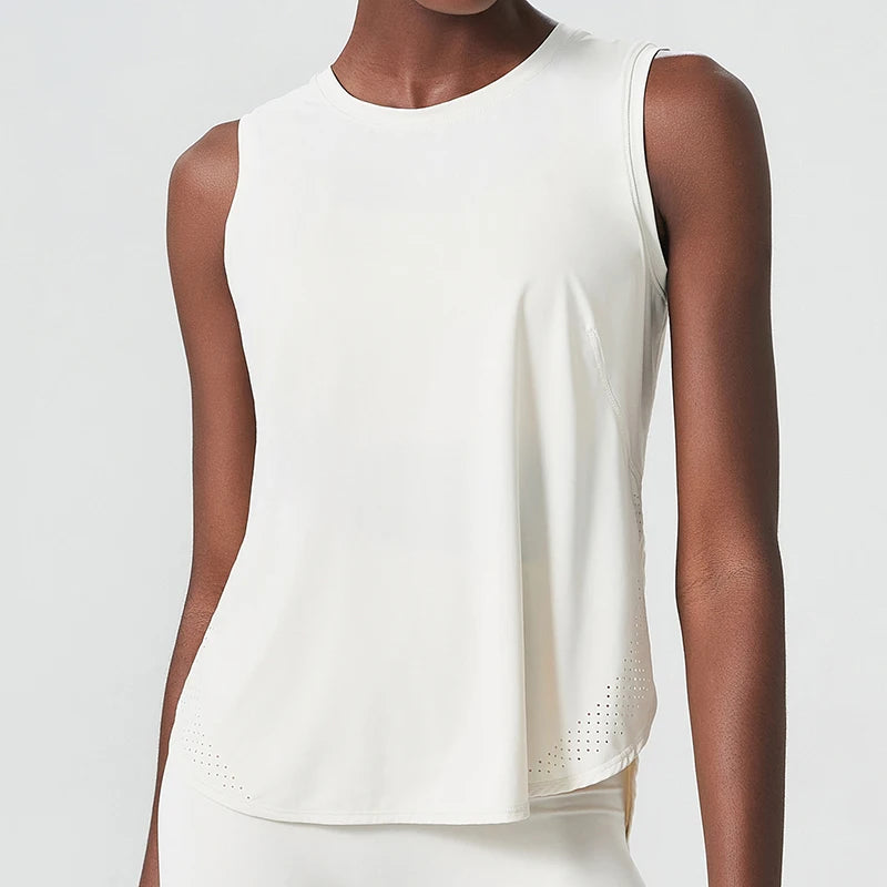 Sleeveless Quick-Dry Yoga Loose Tank top