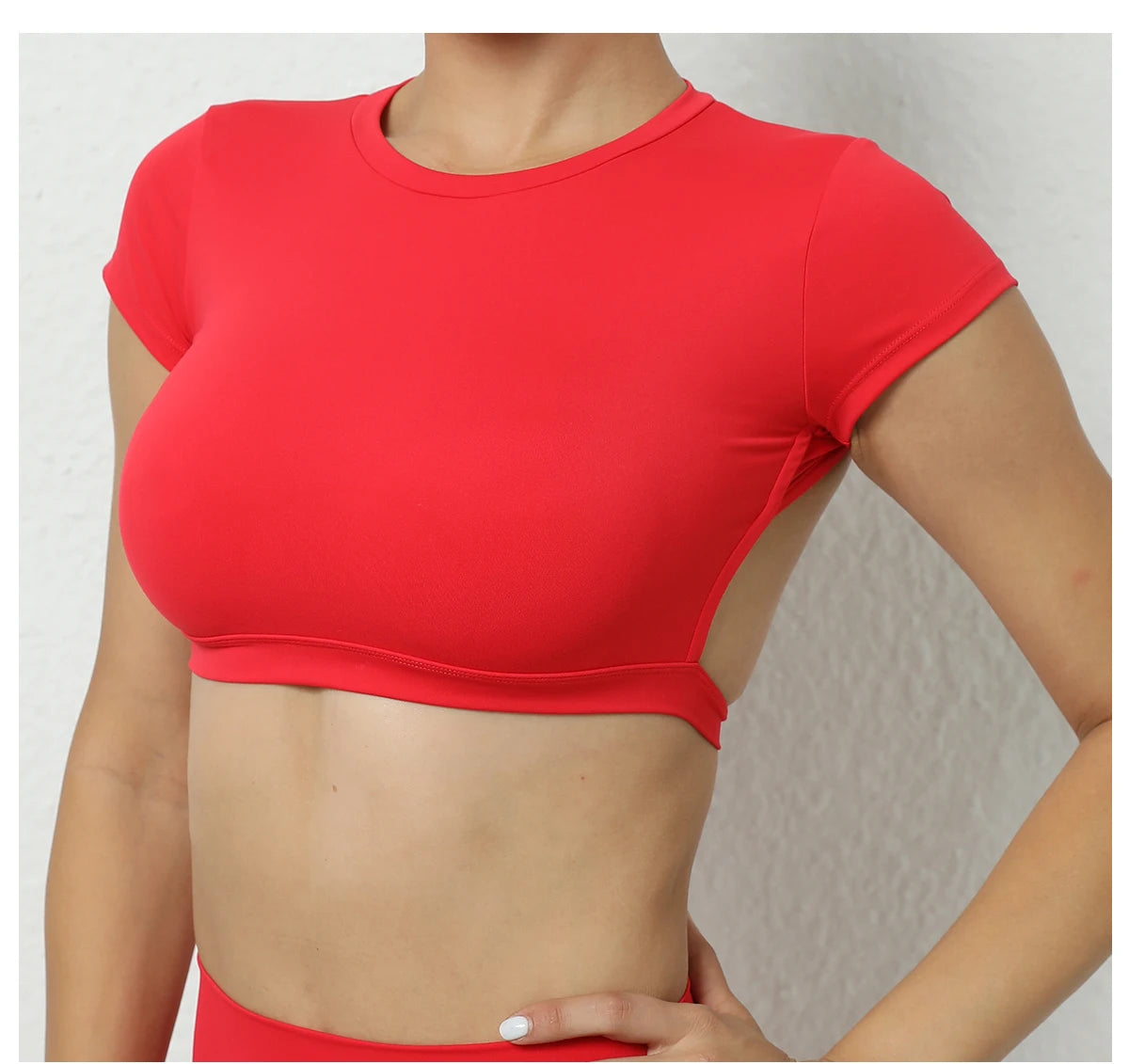 Open-Back Gym Top