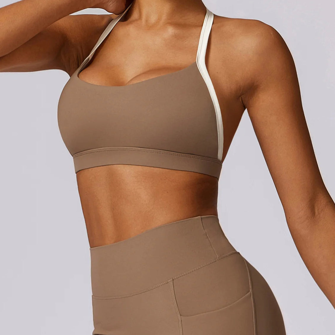 Push-Up Sports Bra – Yoga & Gym Top