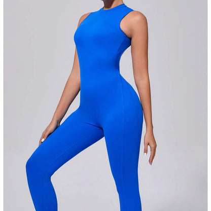 Sexy Backless Sleeveless Yoga Jumpsuit