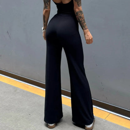 High-waisted booty-enhancing yoga pants