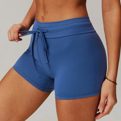High Waist Drawstring Yoga Pants