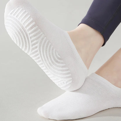 ZenStep Cotton Anti-Slip Yoga Socks (3 Pairs)