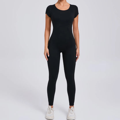 FlowSculpt Bodysuit – Yoga, Fitness & Cycling Ready
