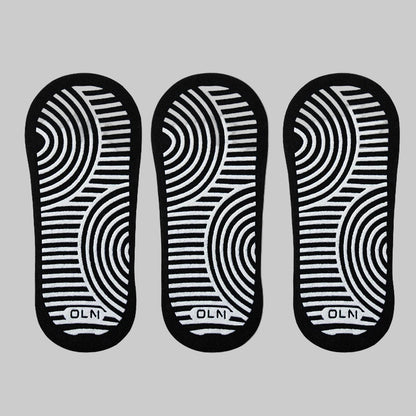 ZenStep Cotton Anti-Slip Yoga Socks (3 Pairs)