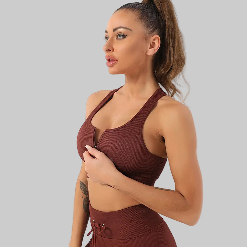 ZipFit Seamless Sports Bra