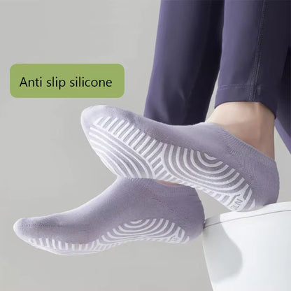 ZenStep Cotton Anti-Slip Yoga Socks (3 Pairs)