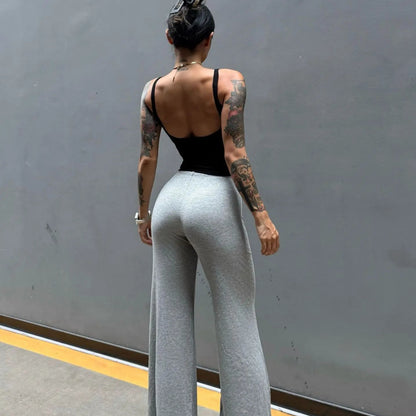High-waisted booty-enhancing yoga pants