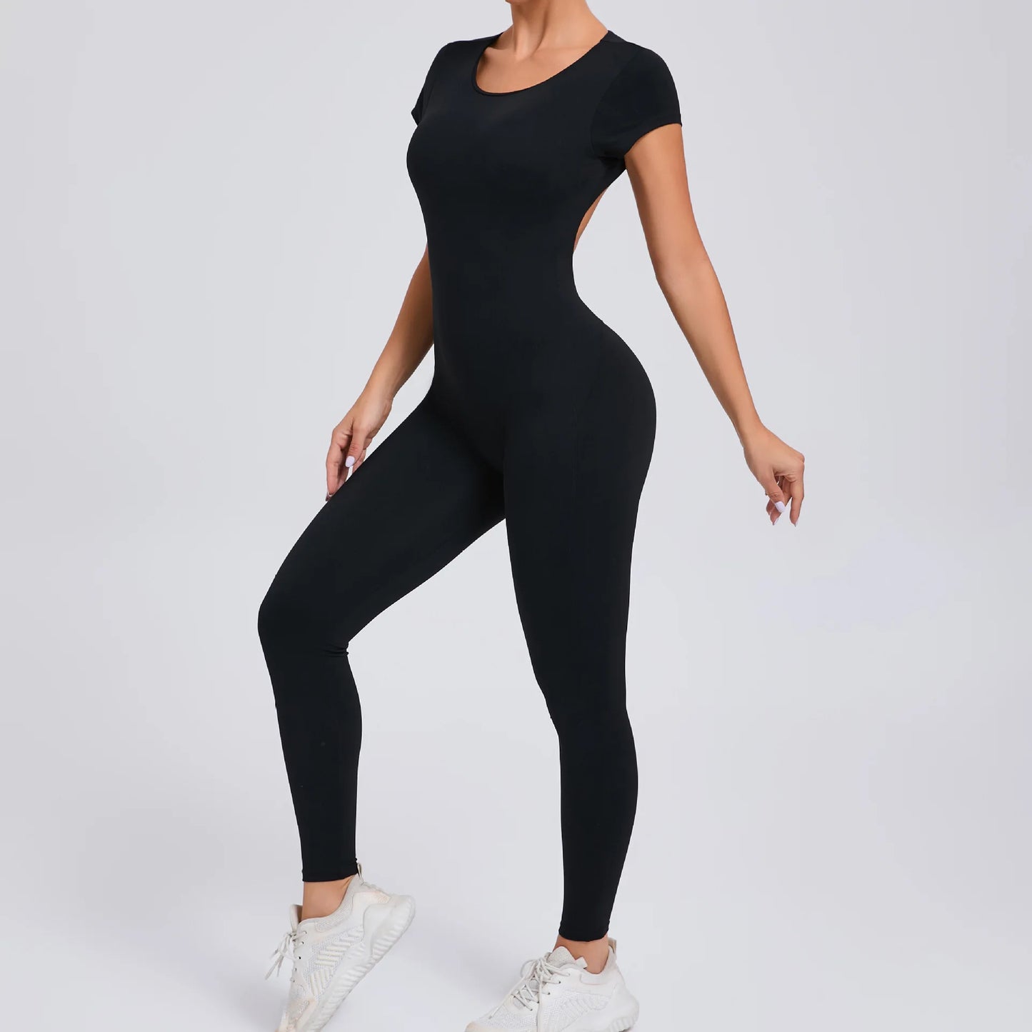 FlowSculpt Bodysuit – Yoga, Fitness & Cycling Ready