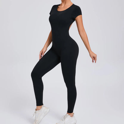FlowSculpt Bodysuit – Yoga, Fitness & Cycling Ready