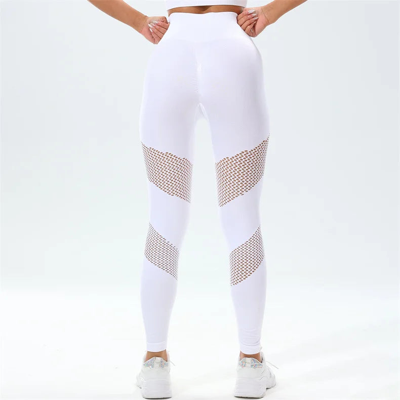 Seamless Hollow Yoga Leggings
