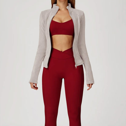 CozyFleece Warm Yoga Jacket
