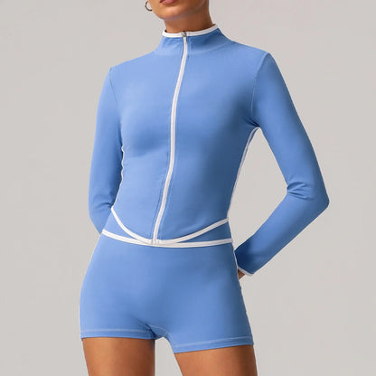 3 Piece Yoga Training Shorts and Coat