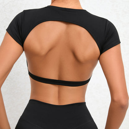 Open-Back Gym Top