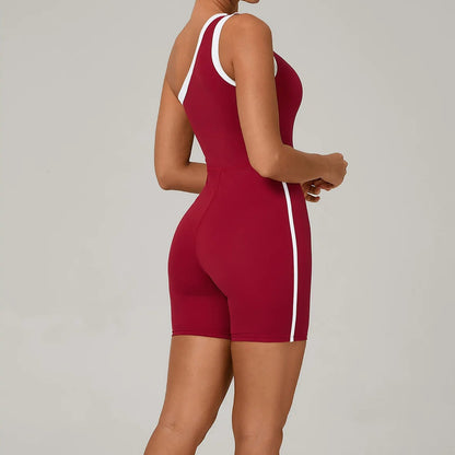 MonoFlex One-Shoulder Tennis Jumpsuit