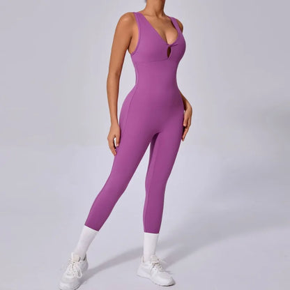 Tight Fit Seamless Jumpsuit