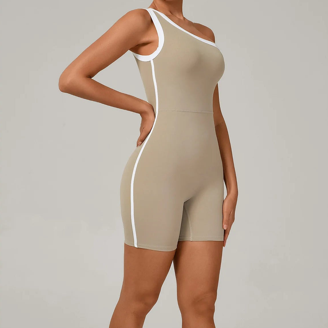 MonoFlex One-Shoulder Tennis Jumpsuit