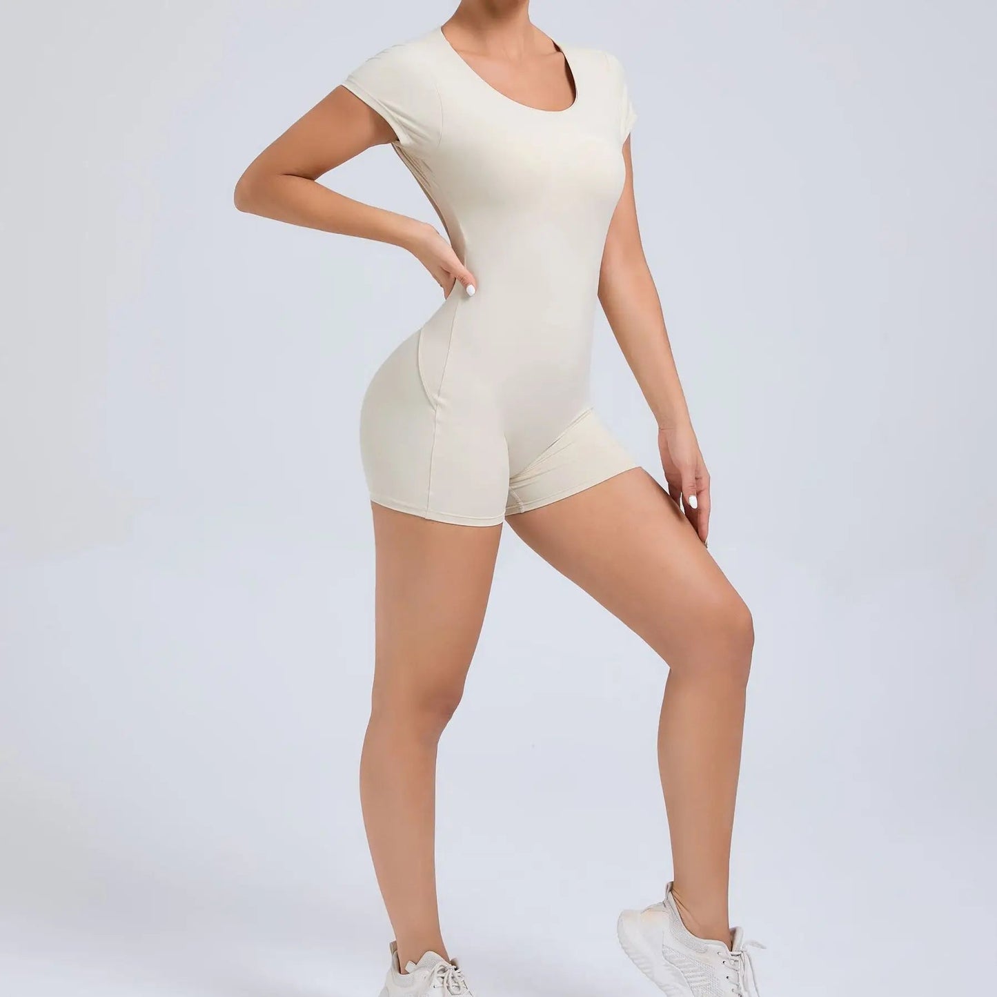 Open Back Yoga Jumpsuit – Hip-Lifting Fit