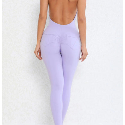 Backless Jumpsuit – Sporty One-Piece Overalls