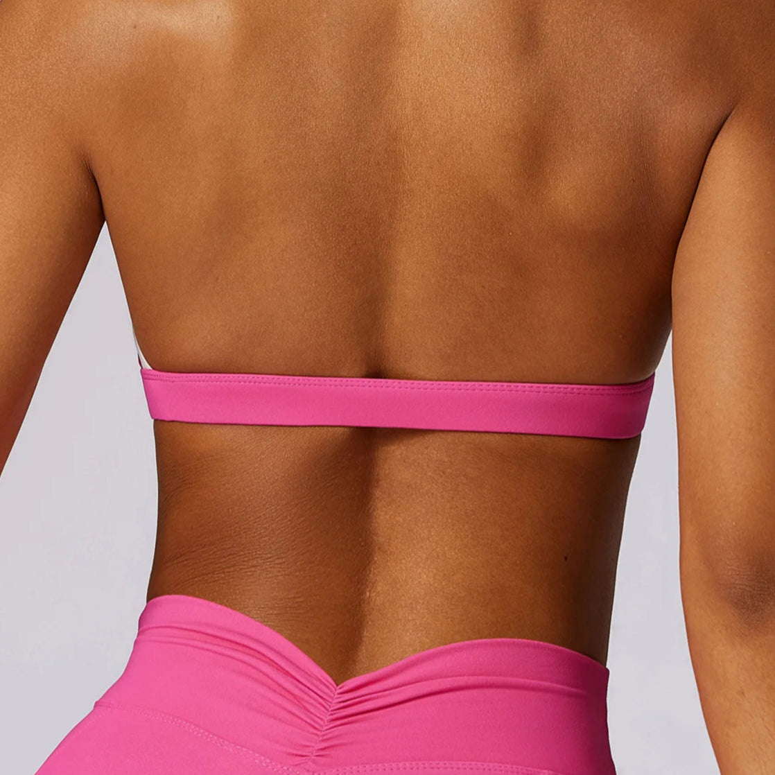 Push-Up Sports Bra – Yoga & Gym Top