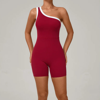 MonoFlex One-Shoulder Tennis Jumpsuit
