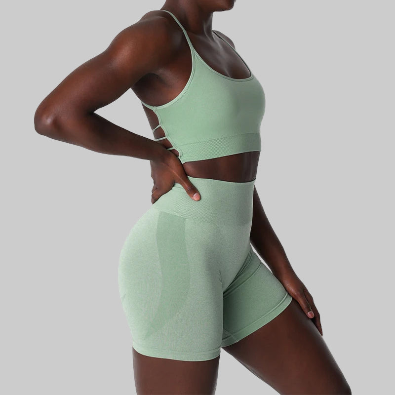 Seamless Sexy Back Padded Top