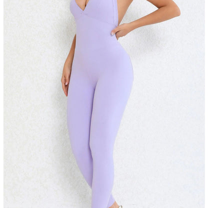 Backless Jumpsuit – Sporty One-Piece Overalls