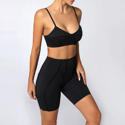 Push-Up Bra & Leggings Yoga Set