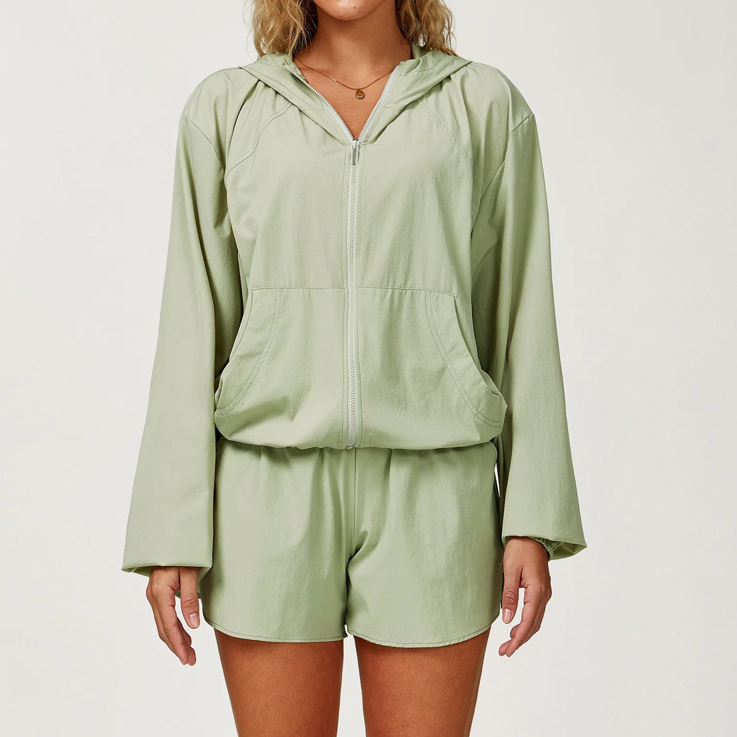 Outdoor UV-Resistant Quick-Dry Hooded Jacket