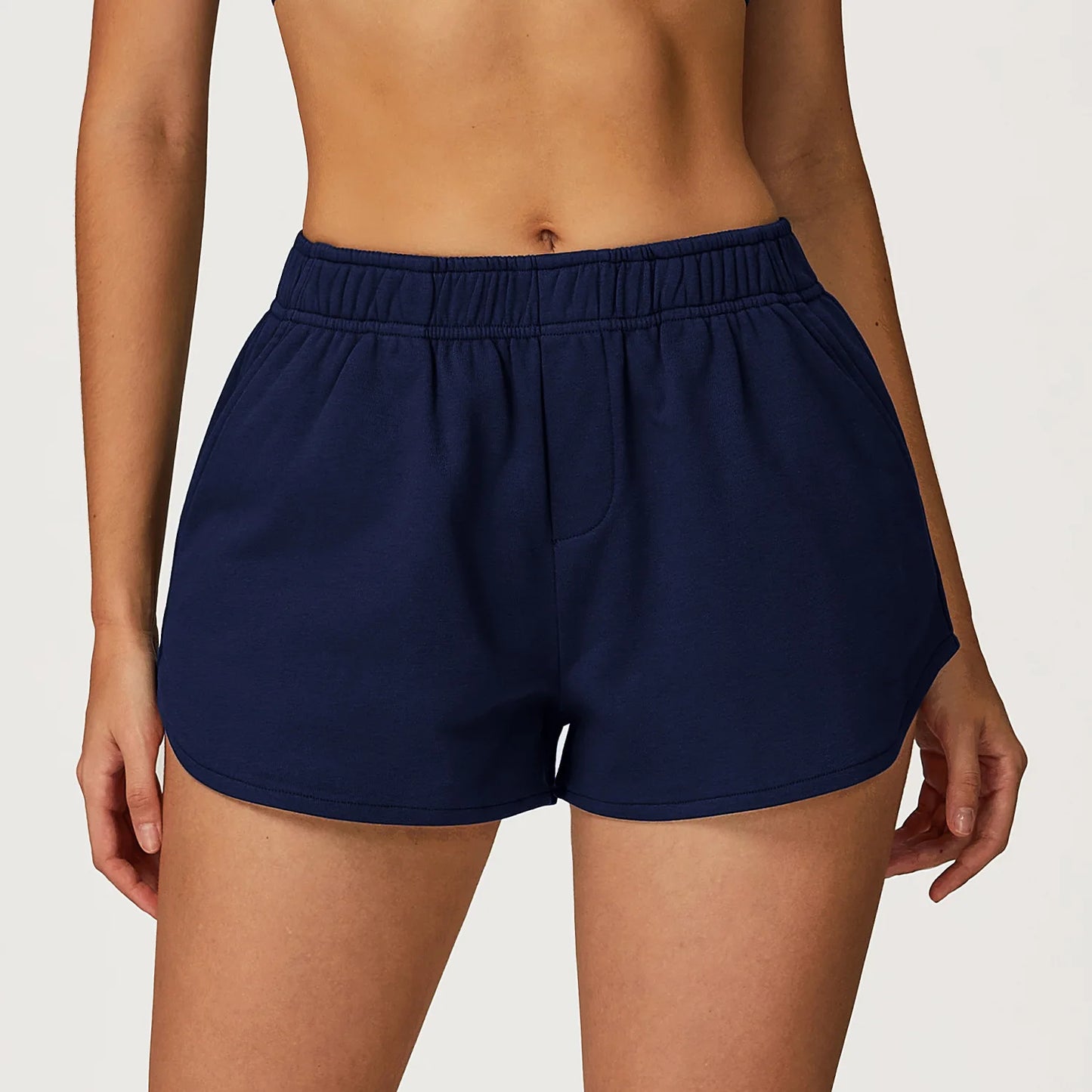 EaseFit Drawstring Yoga Shorts