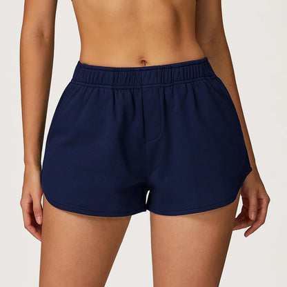 EaseFit Drawstring Yoga Shorts