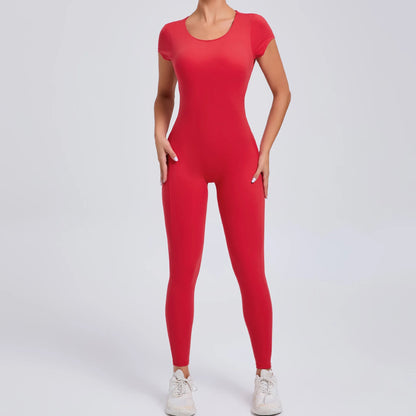 FlowSculpt Bodysuit – Yoga, Fitness & Cycling Ready