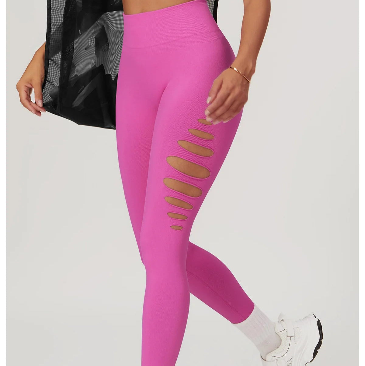 Hot Shot Leggings – High-Waist Fit with Flirty Cut-Outs