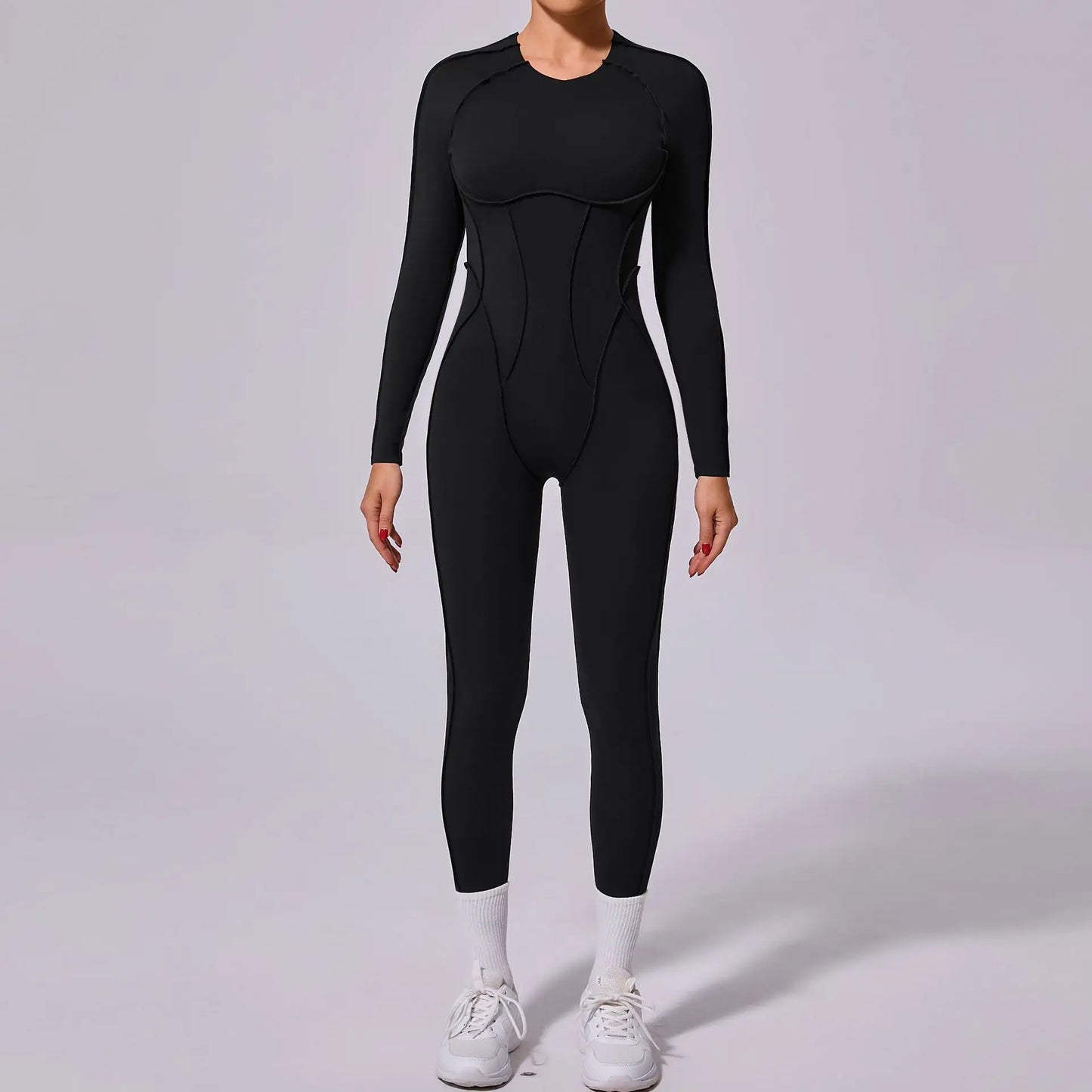 LunaFit Backless Yoga Jumpsuit