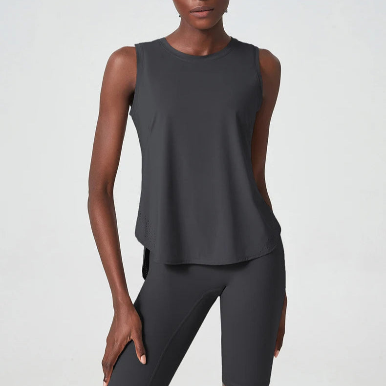 Sleeveless Quick-Dry Yoga Loose Tank top