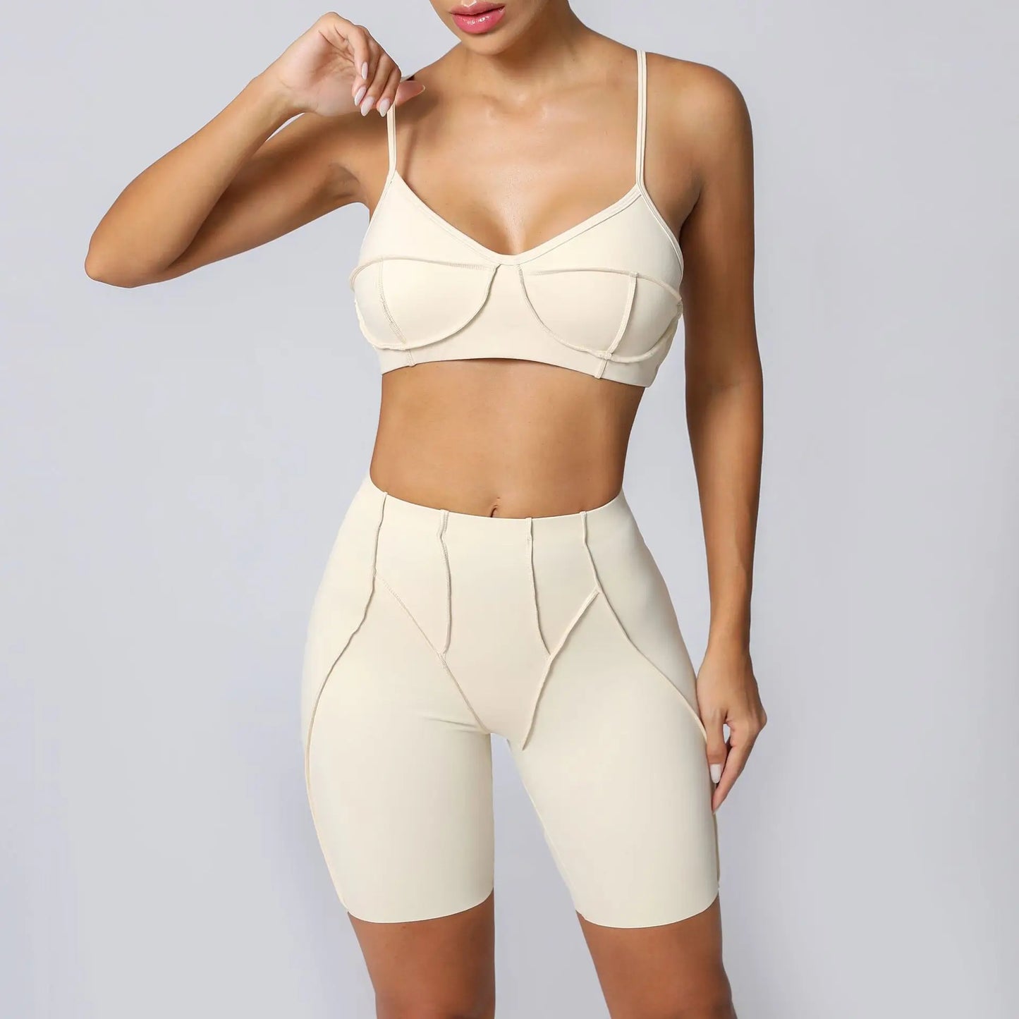 Push-Up Bra & Leggings Yoga Set